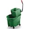 Rubbermaid Commercial 35 qt Mop Bucket and Wringer Combination, Green, Plastic FG758888GRN - alternate 1